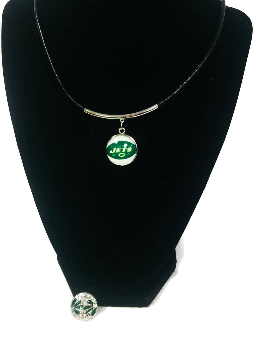 NFL New York NY Jets Cool Green Logo Football Game Lovers Team Spirit –  Fashion Snap Jewelry and More