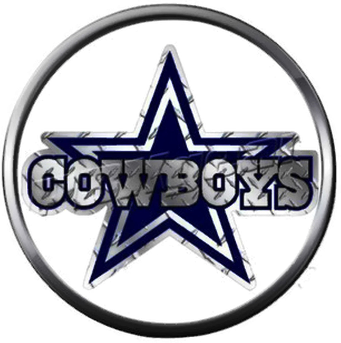 NFL Pink Logo Dallas Cowboys Diamond Plate Texas Football Fan Team Spi –  Fashion Snap Jewelry and More