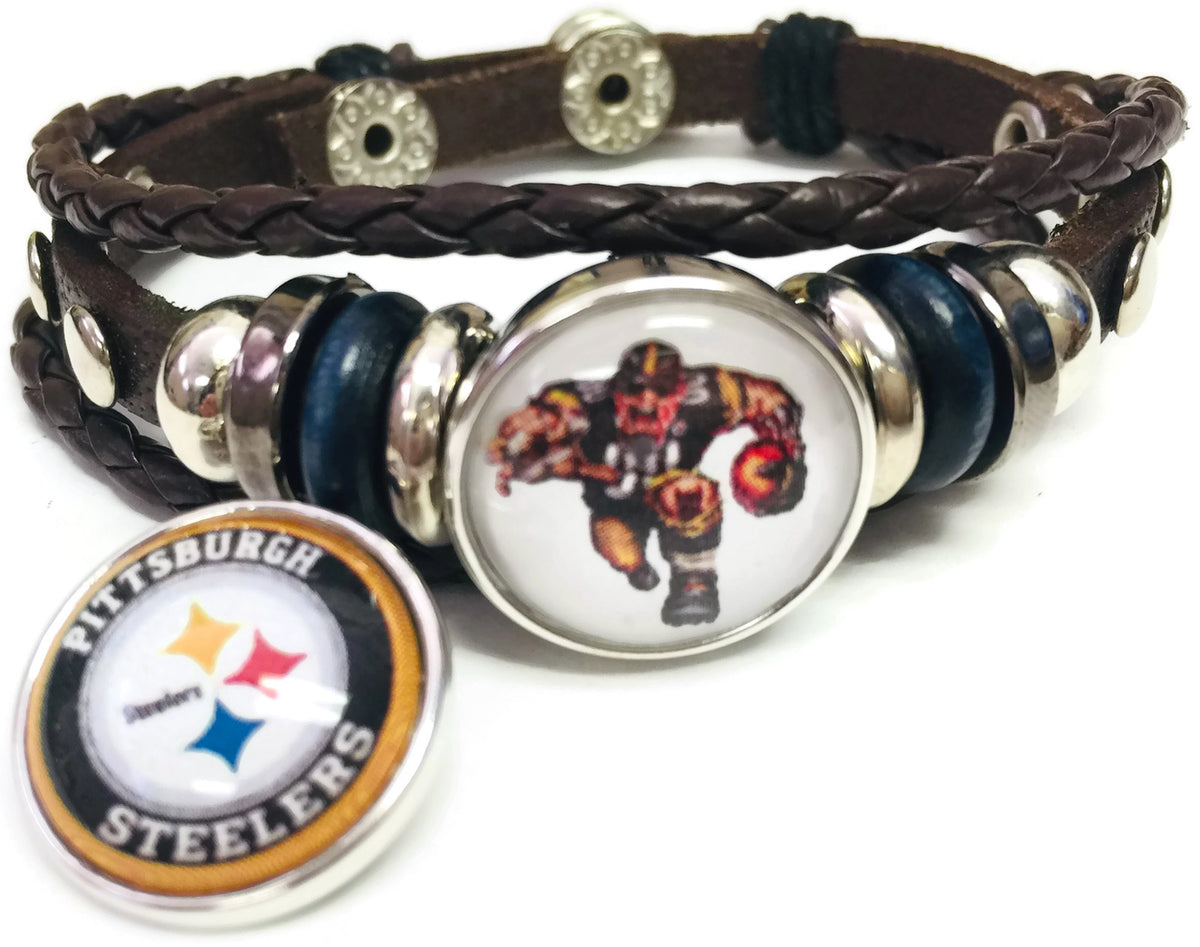 Steelers SB Champs Bracelet, NFL Pittsburgh Engraving Jewelry 50% Off –  Eagles, Patriots