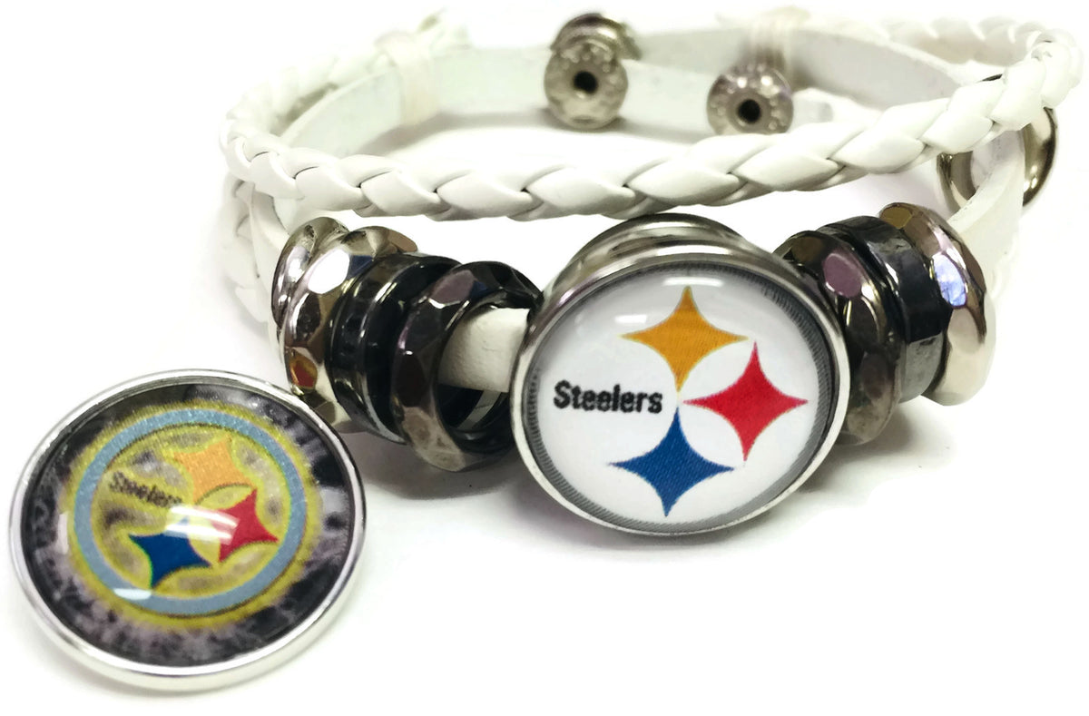 NFL Siskiyou Sports Fan Shop Pittsburgh Steelers Fan Bracelet One Size Team  Color