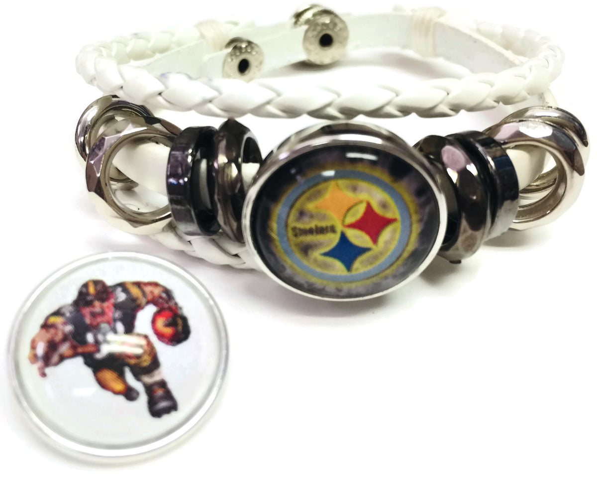 NFL Siskiyou Sports Fan Shop Pittsburgh Steelers Fan Bracelet One Size Team  Color