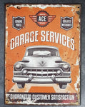 The Tin Wall Metal Garage Sign for Mancave Ace Guaranteed Customer Satisfaction