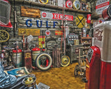 The Tin Wall Metal Garage Sign for Mancave Found Here Tonight Found Here Tomorrow