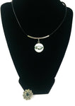 NFL Fashion Snap Philadelphia Eagles Logo Necklace Set With 2 Charms For Football Fans