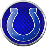 NFL Set of 3 Indianapolis Colts Love Horseshoe Logo 18MM - 20MM Snap Jewelry Charms New Item