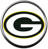 Set of 4 NFL Green Bay Packers Football Logo 18MM - 20MM Snap Jewelry Charms New Item