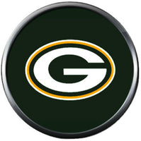 Set of 4 NFL Green Bay Packers Football Logo 18MM - 20MM Snap Jewelry Charms New Item