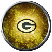 NFL Set of 4 Love Green Bay Packers Football Logo 18MM - 20MM Snap Jewelry Charms New Item