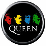 Colorful Freddie Mercury And Queen Band Members Rock And Roll Hall Of Fame Musicians 18MM - 20MM Fashion Snap Jewelry Snap Charm
