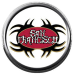 San Francisco 49ers Tribal Tattoo Art NFL Football Logo 18MM - 20MM Snap Jewelry Charm New Item