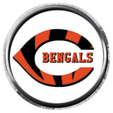 Big C Cincinnati Bengals Fan NFL Football Logo 18MM - 20MM Snap Jewelry Charm New Item