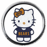 Chicago Bears Hello Kitty NFL Football Logo 18MM - 20MM Snap Jewelry Charm New Item