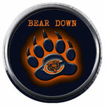 Glowing Chicago Bears Bear Claw NFL Football Logo 18MM - 20MM Snap Jewelry Charm New Item