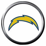 LA Los Angeles Chargers Bolt NFL Football Logo 18MM - 20MM Snap Jewelry Charm New Item