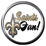 New Orleans Saints Fan NFL Football Logo 18MM - 20MM Snap Jewelry Charm New Item