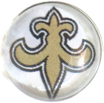 Fashion Snap Jewelry NFL Logo New Orleans Saints Snap Charm