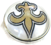 Fashion Snap Jewelry NFL Logo New Orleans Saints Snap Charm