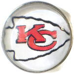 Fashion Snap Jewelry NFL Logo Kansas City Chiefs Snap Charm