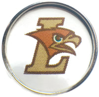 Lehigh Mountain Hawks College Logo Fashion Snap Jewelry University Snap Charm