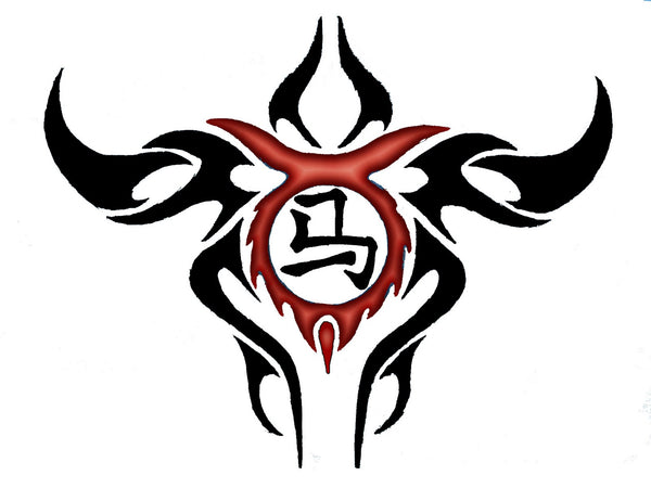 Taurus Tattoo Horoscope Design Free Vector and graphic 189736472.